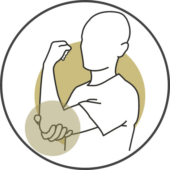 elbow pain icon